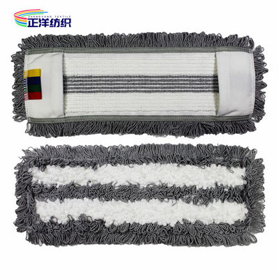 6.5"X18" Floor Dust Cleaning Mop Polyester Cotton 500gsm Pocket Mop