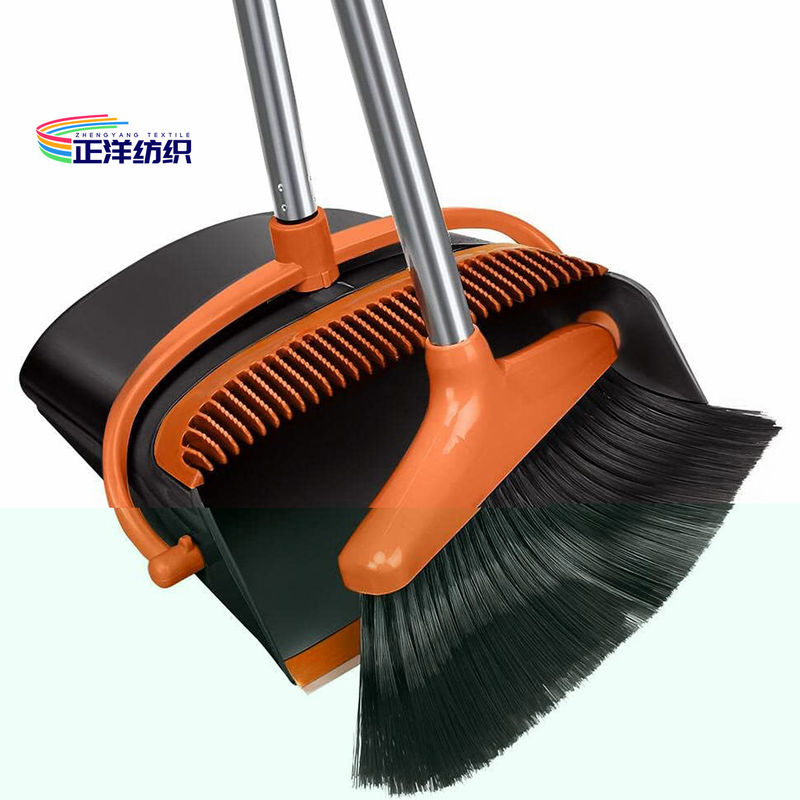 PVC 86cm Foldable Broom And Dustpan Combo Long Handle Standing Dustpan And Broom Set
