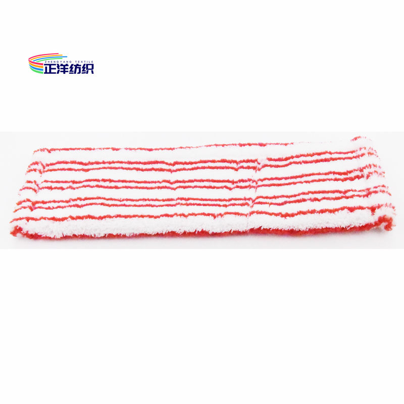 5"X18" Dry Cleaning Mop Red Stripe Dry Mop Replacement Head