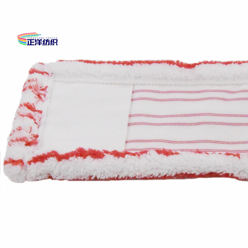 5"X18" Dry Cleaning Mop Red Stripe Dry Mop Replacement Head