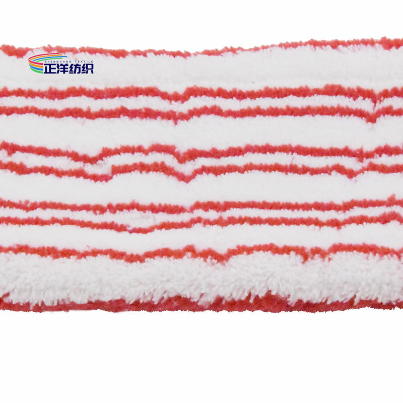 5"X18" Dry Cleaning Mop Red Stripe Dry Mop Replacement Head