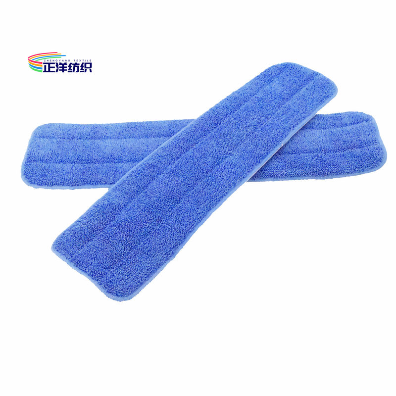 5"X20" Wet Cleaning Mop Blue Twist Pile Floor Cleaning Mop Head