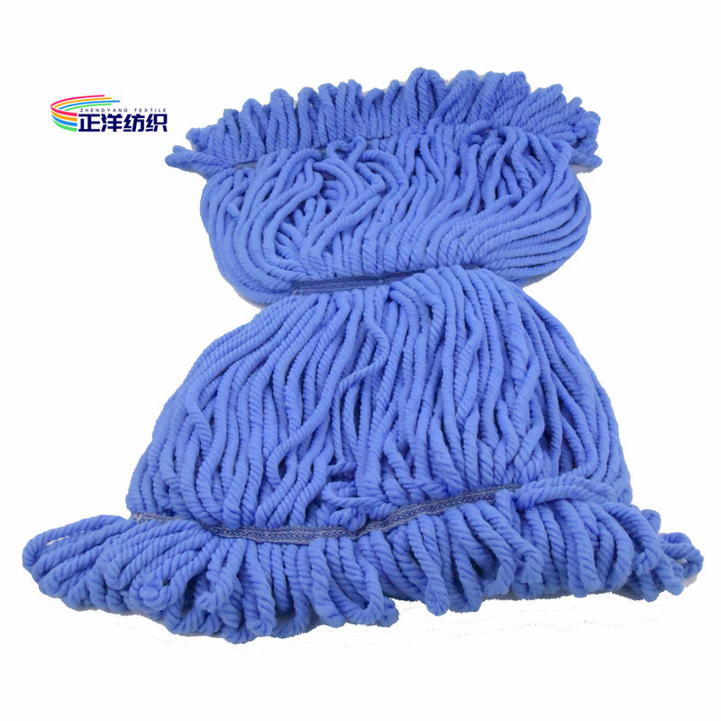 300OZ Blue Wet Mop Pad Refills Small Size Loop End Floor Cleaning Mop Head