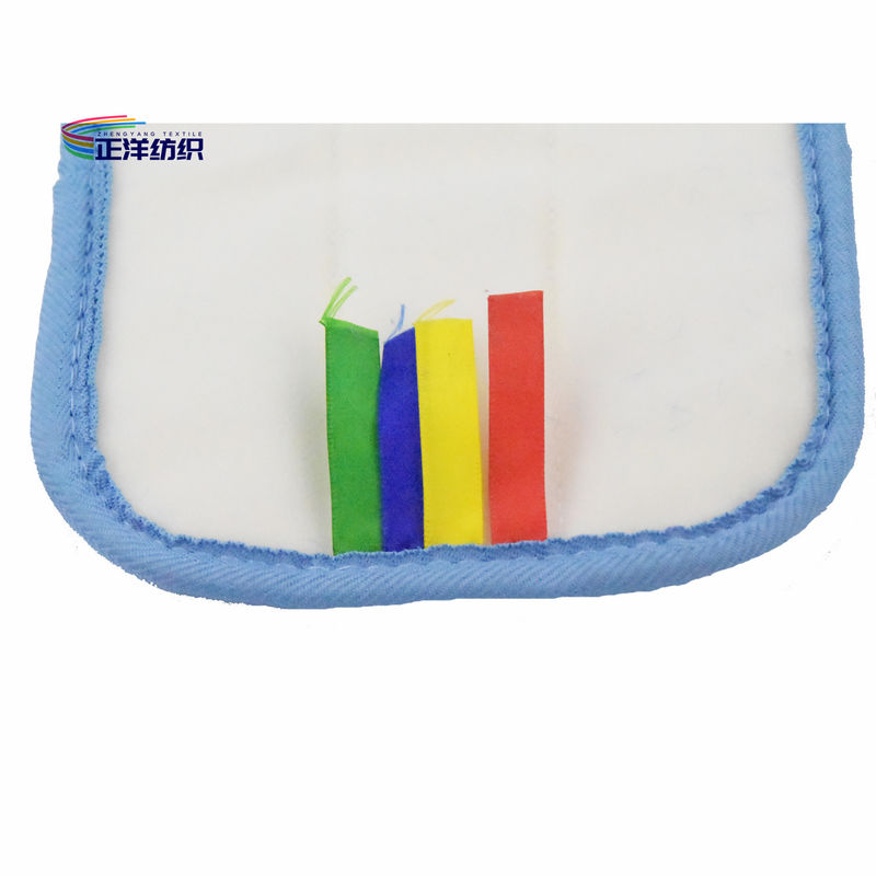 18 Inch Microfiber Dry Mop Blue PP Scrubbing Fiber High Performance Mop Head