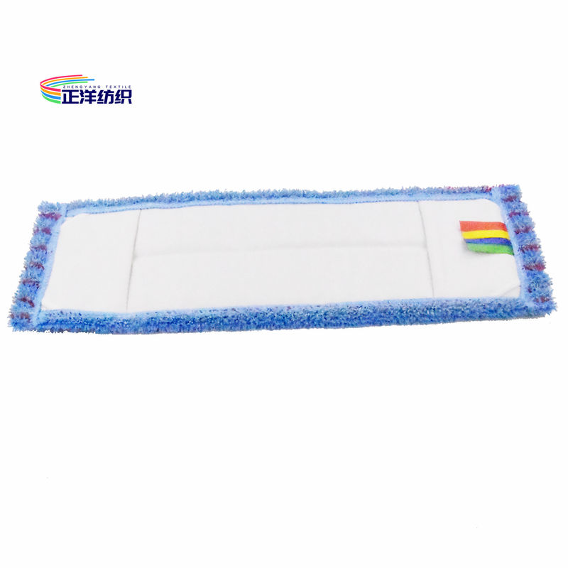 18 Inch Disposable Wet Mop Pads Red PP Scrubbing Fiber Sweeper Wet Refills