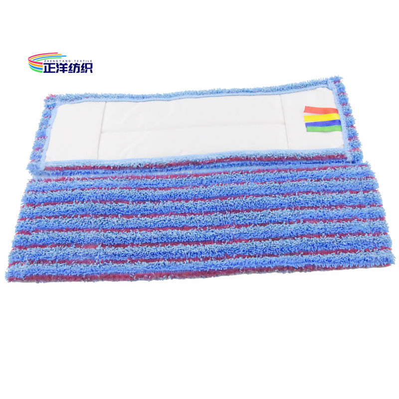 18 Inch Disposable Wet Mop Pads Red PP Scrubbing Fiber Sweeper Wet Refills