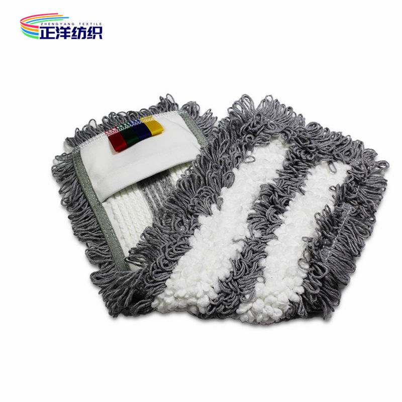 6.5"X18" Floor Dust Cleaning Mop Polyester Cotton 500gsm Pocket Mop