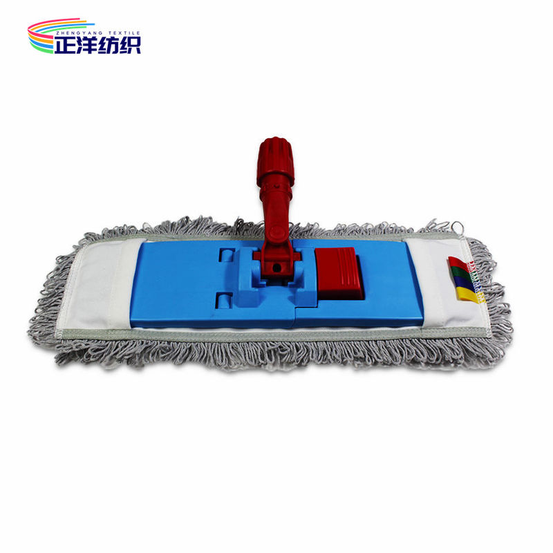 6.5"X18" Floor Dust Cleaning Mop Polyester Cotton 500gsm Pocket Mop