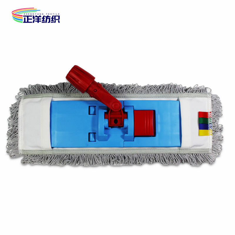 6.5"X18" Floor Dust Cleaning Mop Polyester Cotton 500gsm Pocket Mop