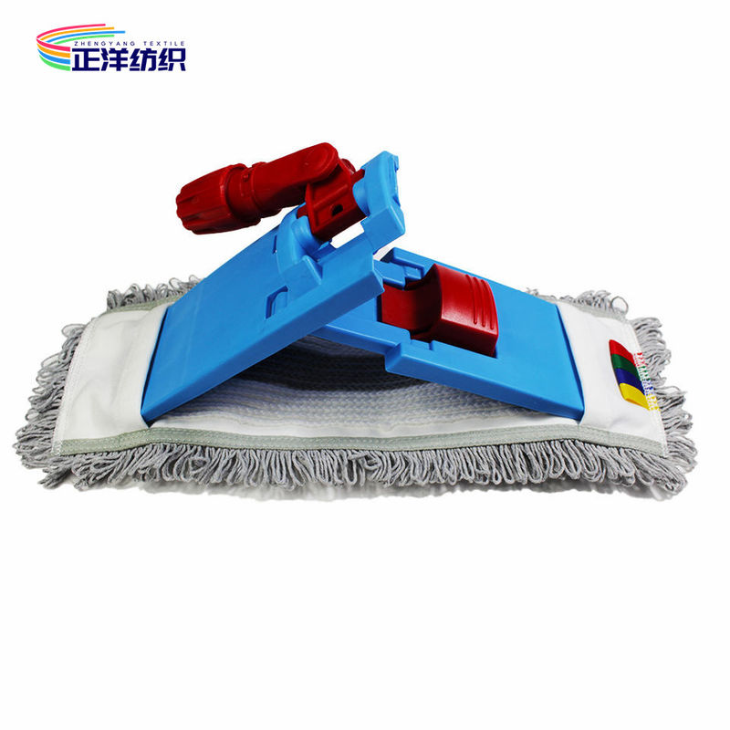 6.5"X18" Floor Dust Cleaning Mop Polyester Cotton 500gsm Pocket Mop