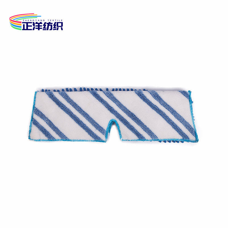 120cm Extendable Broom Stick Telescopic Steel Pole Blue Double Side Usable Microfiber Flat Mop