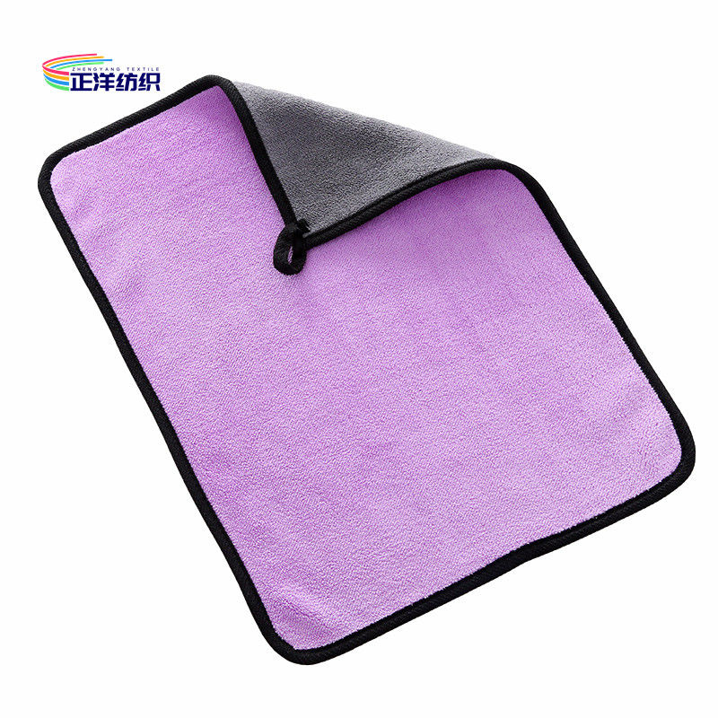 40x30cm Reusable Cleaning Cloth 600gsm Small Size Mixed Color Microfiber Absorbent Cloth