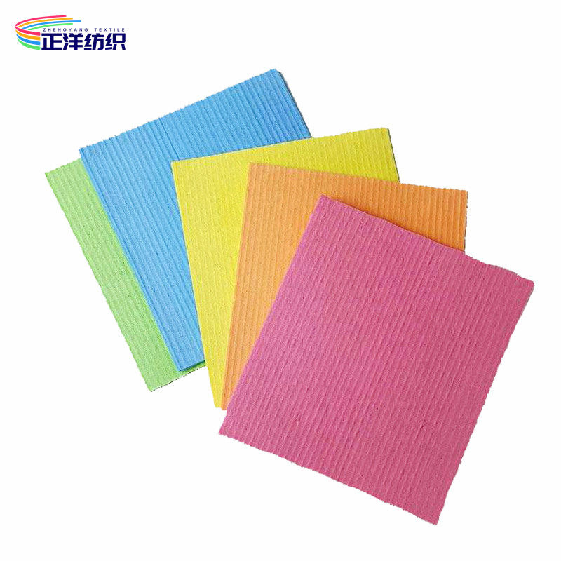 500gsm Absorbent Disposable Dish Cloths 20X18CM Swedish Cellulose Sponges