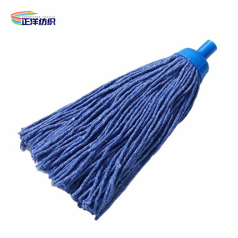 Multi Size Cut End Plug In Cotton Thread Mop Plastic Socket Cotton Wet Mop Refill Head