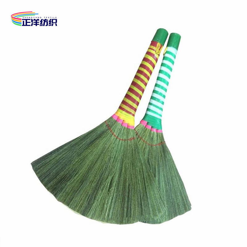 Natural Sorghum Straw Broom String Tighten Handle Tighten Garden Cleaning Broom