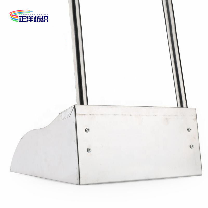 Stainless Steel Broom Dustpan U Shape Handle Durable Dustpan For Home And Lobby
