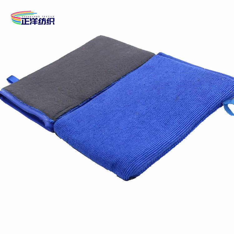 PU Coating Car Detailing Tools 15x20cm Paint Care Clay Bar Microfiber Polish Applicator Pad