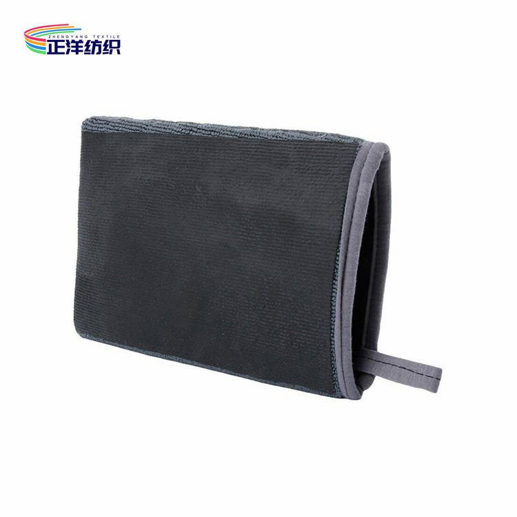 PU Coating Car Detailing Tools 15x20cm Paint Care Clay Bar Microfiber Polish Applicator Pad