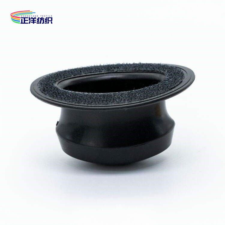 12cm Car Paint Buffing Pads Microfiber Round Waxing Applicator With Plastic Hook Handle