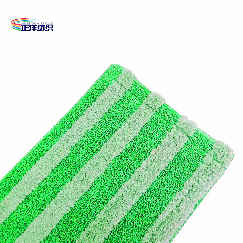 20 Inch 550gsm Commercial Wet Mop Green Stripes High Performance