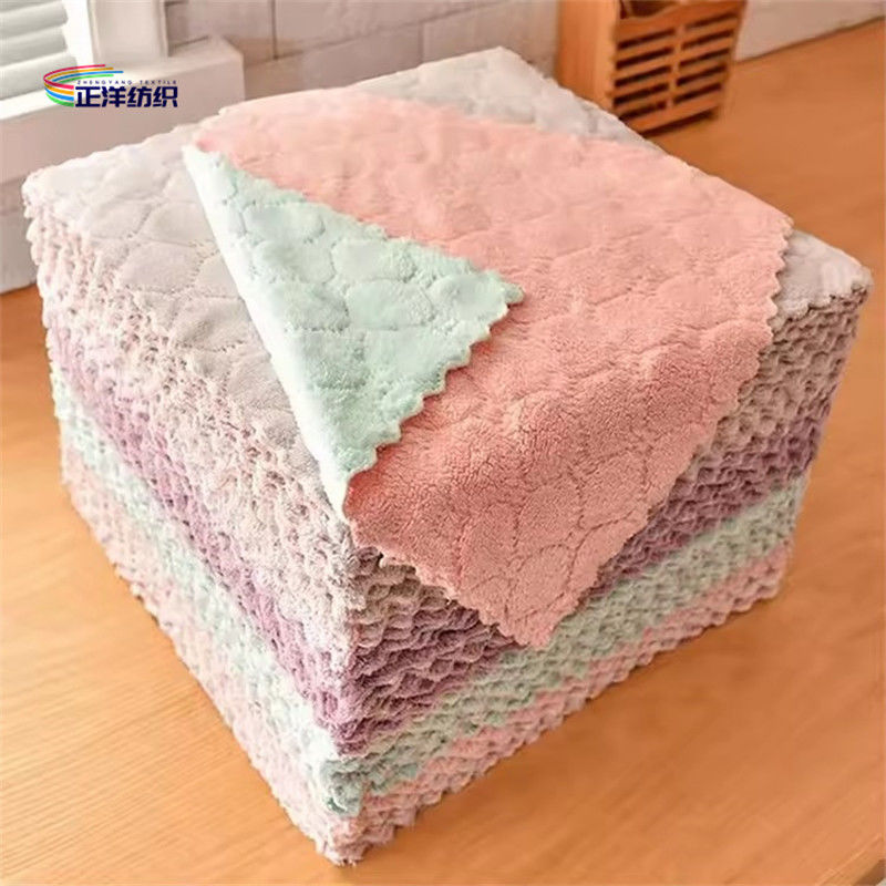 Free House Clean Towel Reusable Microfiber Cloth Multi-Purpose Rags 50PCS Pack Microfiber Towel